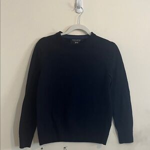 Banana Republic Merino Wool Crewneck Sweater Blue Navy Italian M Winter Cozy